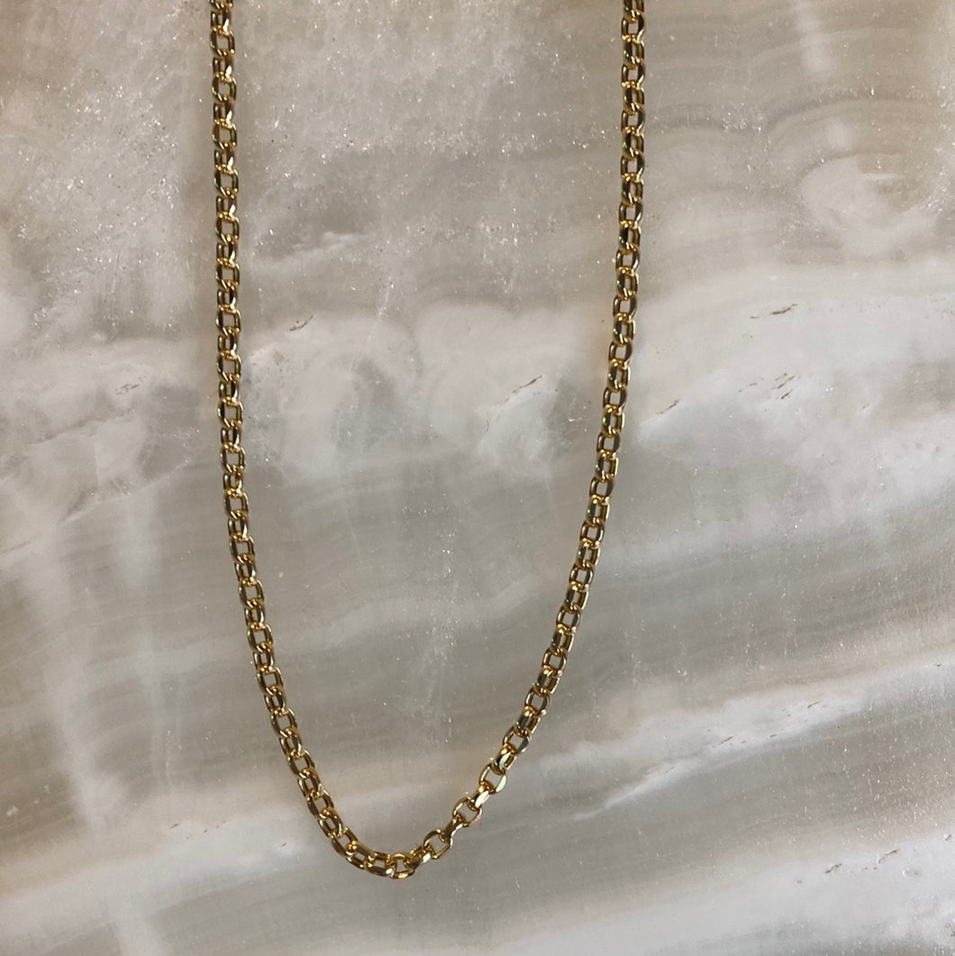 Gold link chain